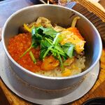 釜めし菜時記 さき亭 - 鮭いくら釜めしアップ