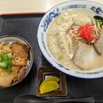 森のくまさんラーメン - 料理写真:エールランチ1,000円