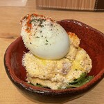 Hino Arashi - ポテトサラダ（半熟卵のせ）