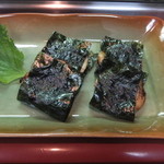 すし処 いけ田 - ほたていそべ焼￥600　（’14.02）