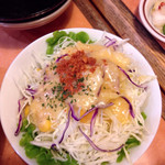 十勝豚丼 いっぴん 札幌東雁来店 - セットのサラダ