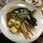 昭生丸 - カンパチのかぶと煮。