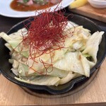 海賊の台所 - 鉄板で出てきたアンチョビキャベツ630円