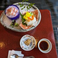大阪なだ万 - お造り車海老と烏賊バージョン