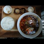 中国菜 白兎 - 酸辣湯麺の定食(通常サイズ)