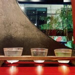 Koedo Kawagoe Fuurin Sakaba - 【日本酒飲み比べセット(3種)】(¥990)