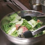 鉄板焼　堂島 - シーザーサラダの温野菜！
