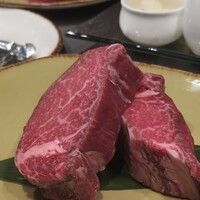 鉄板焼　堂島 - 17000円コース✕2名のメインの黒毛和牛フィレ120g