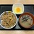 吉野家 - 料理写真:牛丼（並） ¥468 ＋ しじみ汁 ¥195 ＋ 玉子 ¥96