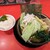 横浜家系ラーメン 大輝家 - 料理写真:朝ラーメン並＋キャベツ＋刻み玉ねぎ＋ライス