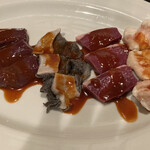 みょうが屋 - レバー、センマイ、タン？　これは好みが分かれそう