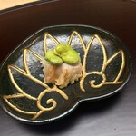 徳ㇵ本也 - そら豆のわた入り　飯蒸し　桑名の蛤　天ぷら