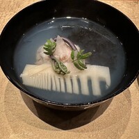 白金台こばやし - 海苔が浮きます。