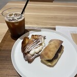 Et Nunc Daikanyama - 購入したパンとアイスコーヒー