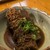 天串×和酒 佐香月 - 料理写真:赤味噌での煮込まれたハチノス胃串と牛すじ。これが美味しい。温かい物が食べたくなって発注。正解でした。これが本日の締め。みんな、内臓臭くないから食べよう！