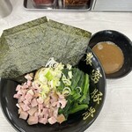 濃密豚骨 福はら - 油そば・スープ割り付き（900円）