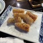 肉の雷橋 - 肉5種盛　②丸腸