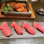 鉄板ダイニング 哲 - 和牛肉寿司