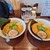 虎 - 料理写真:海老しじみ豚骨醤油(左)、赤虎(右)