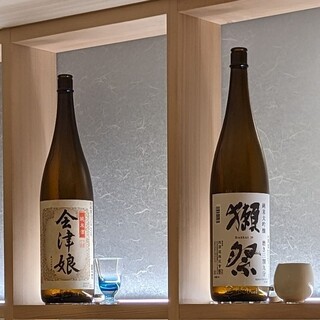 こだわりの日本酒とのペアリングを愉しむ。ノンアルコールも完備