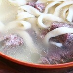 ラム&ビーフ料理 ASHITA - マトン肉うどん