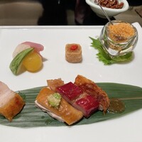 赤坂璃宮 銀座店 - お肉の前菜盛り合わせ