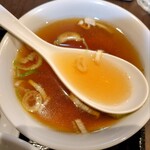 Yotsukado Hanten - 定食のスープ