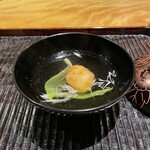 三分楼 - 桜海老真丈。美味し。