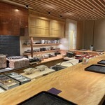 三分楼 - カウンター席。