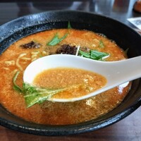 杏梨　チャイニーズキッチン 品川インターシティ店 - 穴開きレンゲが欲しかった