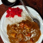 うな達 - カレー 並 ＋ 半熟卵