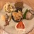 めしや チュウニカイ - 料理写真:前菜盛り合わせ
          ・苺の白和え
          ・牡蠣オイル漬け
          ・切り干し大根
          ・里芋のポテトサラダ
          ・ホタルイカとタケノコ酢味噌
          ・大山鶏レバーペースト