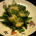 華 - ほうれん草の干し貝柱餡掛けソース（予約お任せ料理）