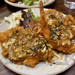 Tonkatsu Iwashiro - 三角物語定食900円