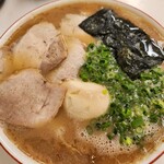 一真軒 - ラーメン+味玉