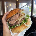 エーエス クラシックス ダイナー - 【4月Monthly Burger】 『Roast Beef Ginger Burger¥2,200』 『lunch drink¥150』