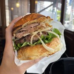 エーエス クラシックス ダイナー - 【4月Monthly Burger】 『Roast Beef Ginger Burger¥2,200』 『lunch drink¥150』