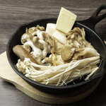鉄板キノコ盛