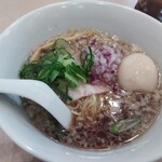Raxamentakeshi - 味玉醤油背脂らぁ麺