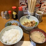 Iwasaki - 生姜焼き定食。900円