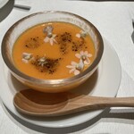 Burassuri Rezanju - じゃがいもとパプリカのスープ　アンチョビオイル