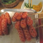 炭火串文化　あぶりや - 赤ウインナー