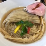めん処 きよ洲 - 硬めの食感のふすま入り中細麺が美味い！