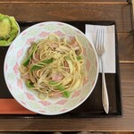 茶みせ ひら久 - 【和風スパゲティー ￥600】