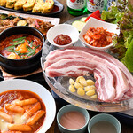韓国家庭料理チョリ - サムギョプサルコース