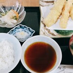 Tempura Dokoro Tenten - ききょう定食　¥1,000(ランチタイム価格）