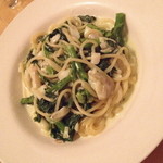 クッチーナ笑多 - 真鱈と菜の花のクリームスパゲッティ（１，５８０円）２０１４年２月