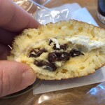 どら焼き まかな - レーズン×カスタード・230円（税抜き）レーズンがぎゅうぎゅう。食べて悶絶。