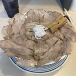 煮干しらぁめん 猫トラ亭 - 趙煮干し蕎麦（大盛＋肉増）