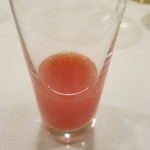 Convivio - 26年2月　お口直し　イチゴとホワイトバルサミコ